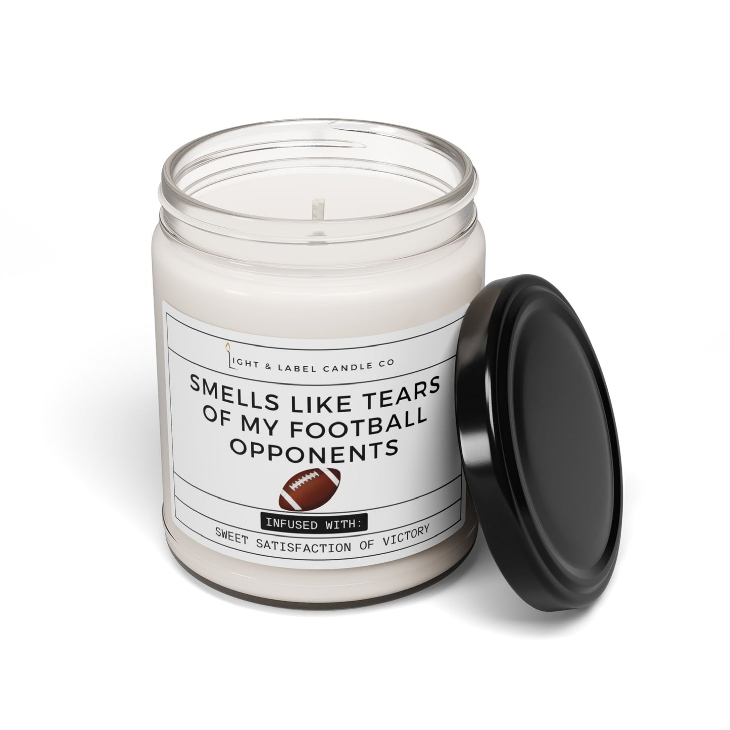 Smells Like Tears of My Football Opponents Candle - 9 oz Soy Candle