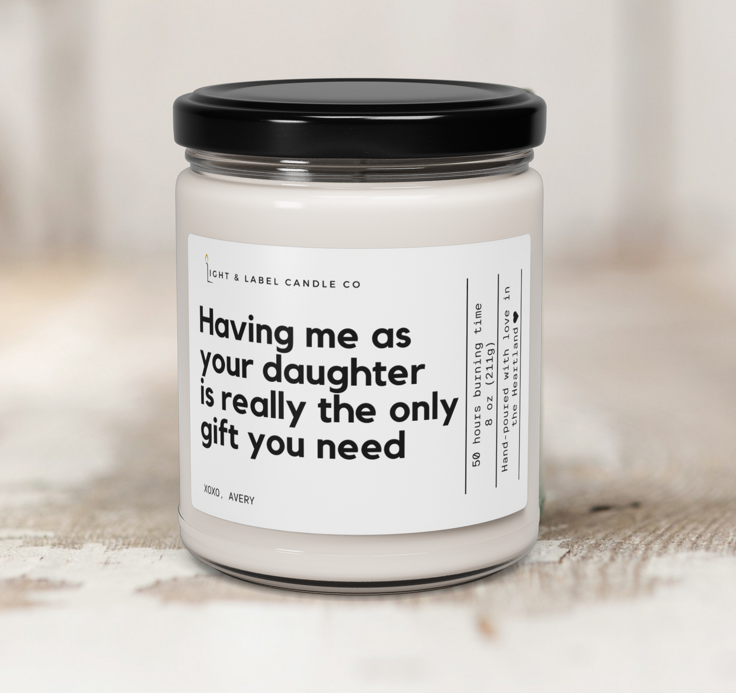 Having Me as Your Daughter Candle | Mom Gift | Mom Gift from Daughter | Mothers Day Gift | Funny Mom Gift | Candle Gift for Mom