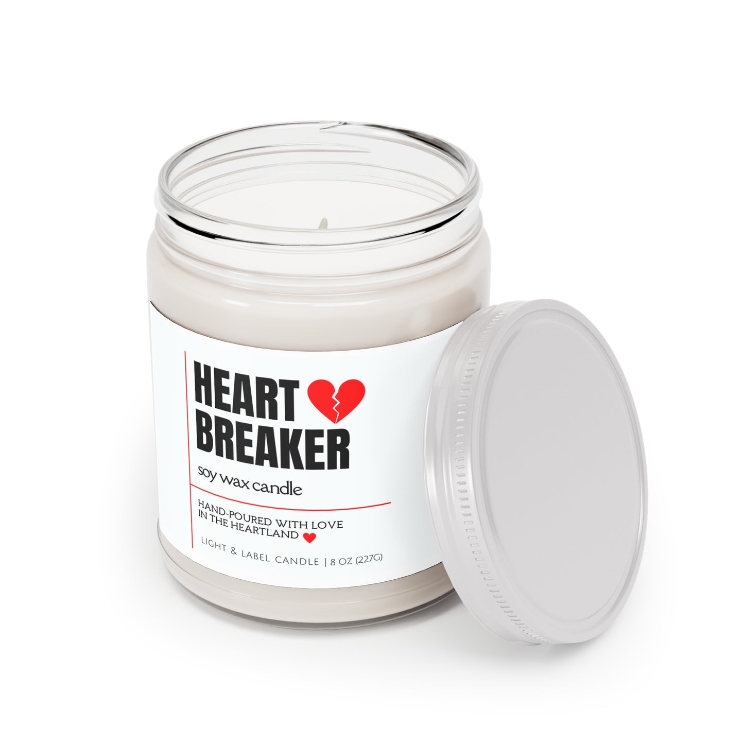 Heartbreaker Valentines Candle | Valentines Day Candle Gift | Gift for Her | Valentines Gift for Girlfriend | Lover Candle | Soy Wax Candle