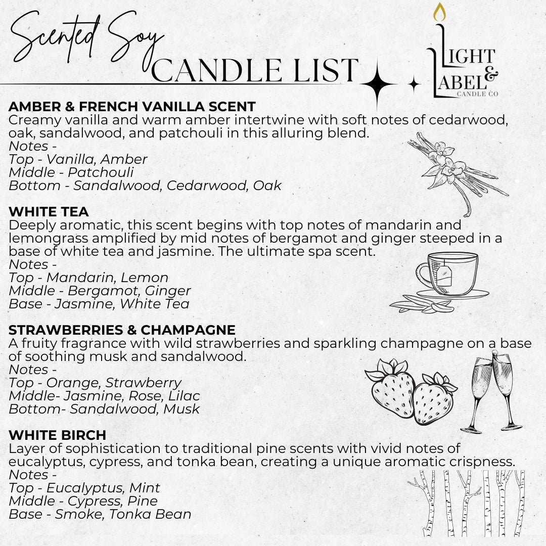 Happy Birthday Candle | Birthday Candle Gift | Aesthetic Candle Gift | Friend Birthday Gift | Unique Birthday Gift | 9 oz Soy Candle
