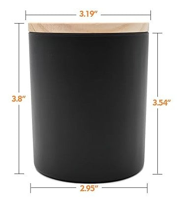 Christmas Memories Scented Candle | Holiday Candle Non Toxic Soy Wax Candle in Black Matte Jar | Christmas Candle Housewarming Gift