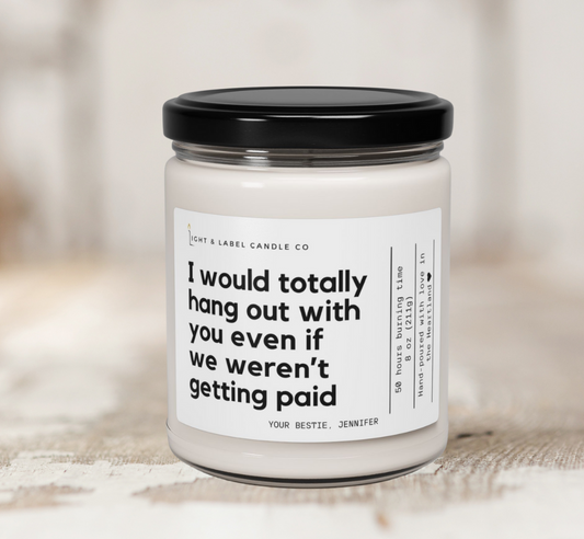 Gift for co-worker, Staff gift candle, Funny Co-worker gift, Birthday gift for coworker, Funny gift for Coworker | 8 oz Soy Wax Candle