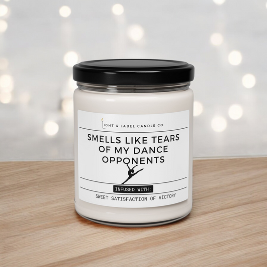 Dance Candle | Girls Dance Gift | Boys Dance Gift | Senior Dance Gift | Sports Candle Gift Idea | 9 oz Soy Candle