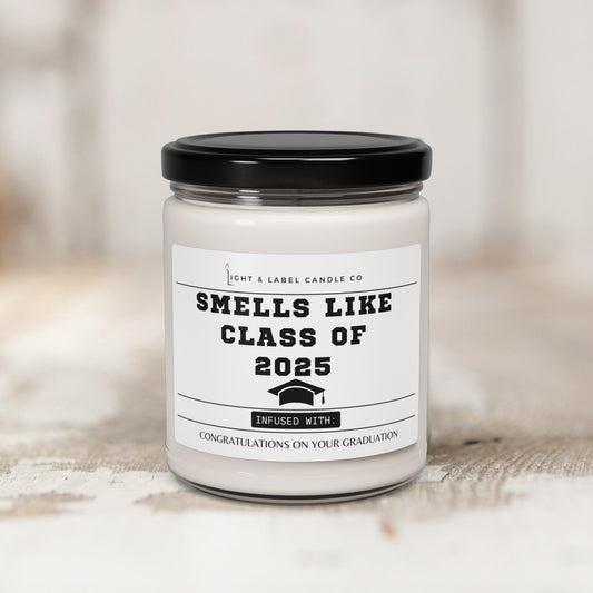 smells like class of 2025 graduation candle gift