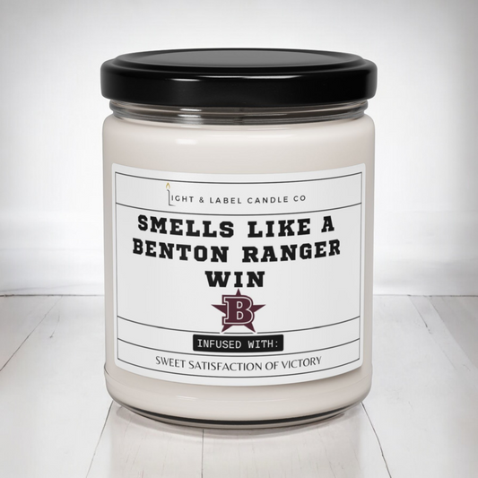 Smells Like A Team Win Candle | Girls Sports Gift | Boys Sports Gift | Senior Candle Gift | Sports Candle Gift Idea | 9 oz Soy Candle