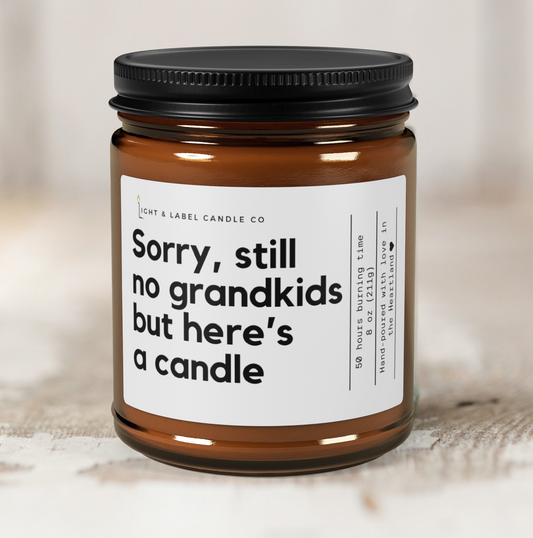 Funny Gift for Parents | Funny Gift for Mom | Gift for Dad | Mothers Day Gift | Fathers Day Gifts | Scented Candle for Future Grandparents